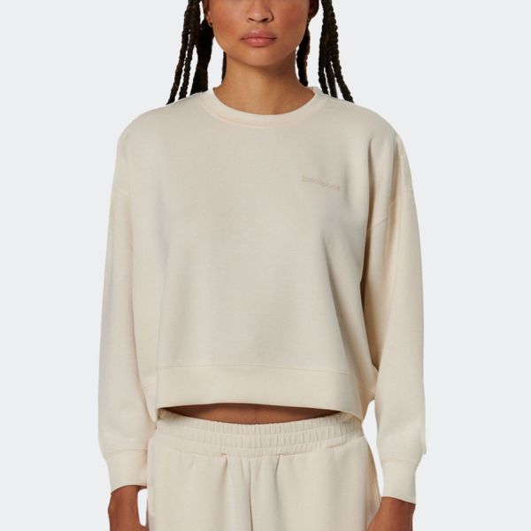 Body Action Modal Crop Women's Sweatshirt 061527-01-SaltEcru