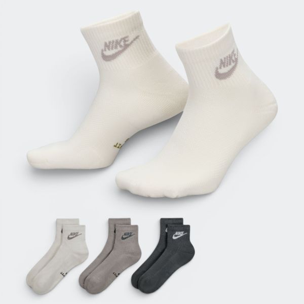 Nike Everyday Elevated Ankle Socks x 3 IH8523-907