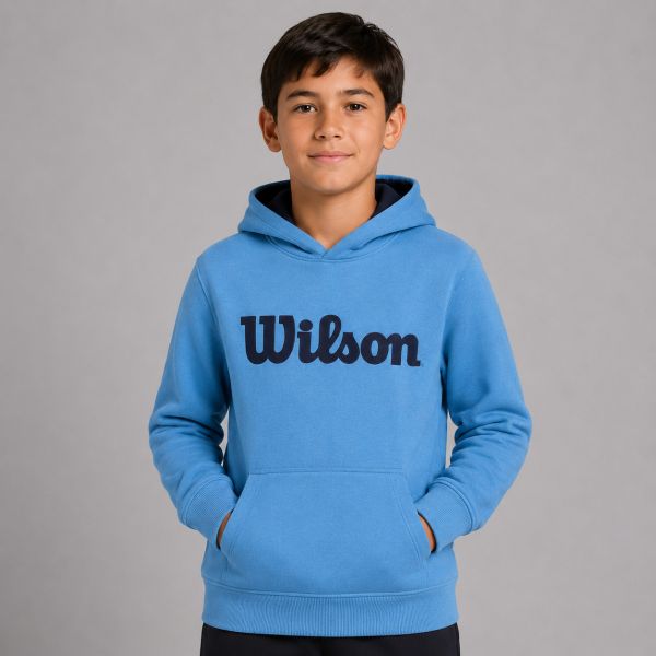 Wilson Team Script Cotton Junior Hoodie WRA769212