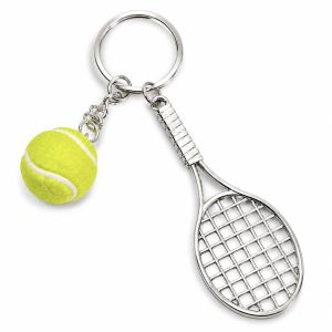 Tennis Racket Unisex Key Chain