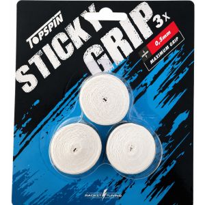 Topspin Sticky Tennis Overgrips white